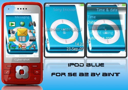 iPod Blue - theme for SE A2