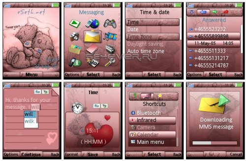 Forever Yours - Shake-It theme for SE A2 + Media Skin