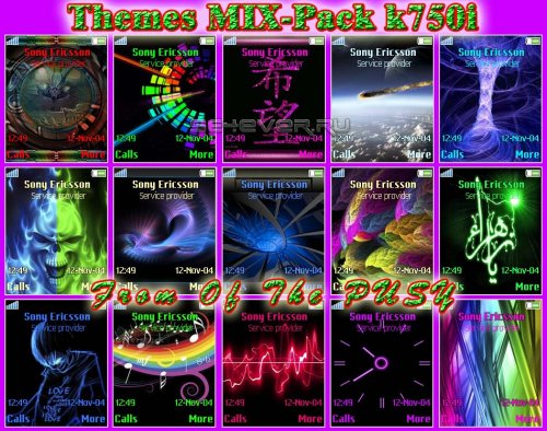 Themes MIX-Pack k750i -   Sony Ericsson [176x220]