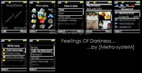 Fellings Of Darkness -   Sony Ericsson [128x160]