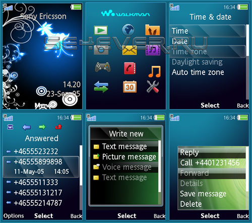 Yari - Theme and Flash Menu 2.1 For Sony Ericsson