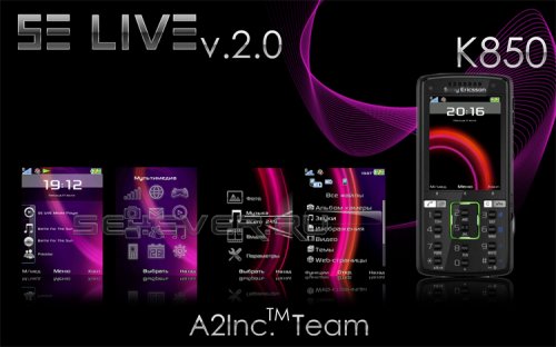 SE LIVE 2.0 -   Sony Ericsson K850 R1FA035