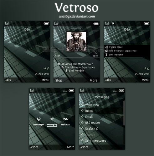 Vetroso - Mega Pack For Sony Ericsson 240x320 A100
