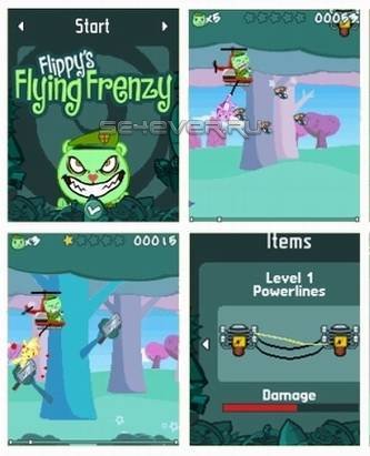 Happy Tree Friends: Flippys Flying Frenzy - Java 