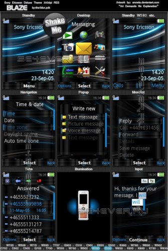 Blaze DELUXE -   Sony Ericsson [240x320] + Shake It