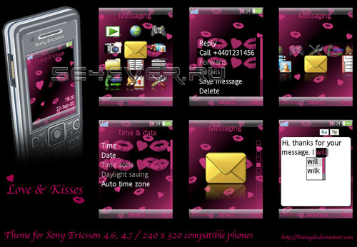 Love and Kisses -   Sony Ericsson A200
