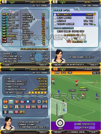 Real Football Manager 2010 - Java   Sony Ericsson