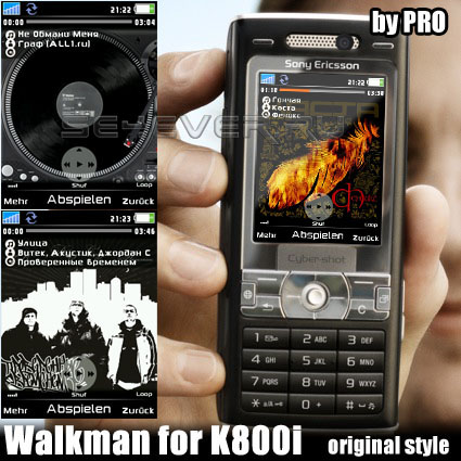 Walkman 4 For Sony Ericsson K800-R8BF003