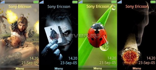 5 Themes For Sony Ericsson AINO U10i