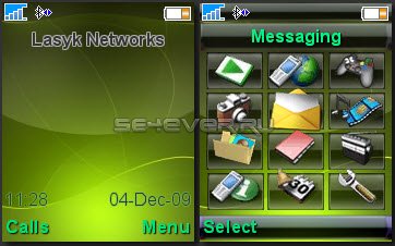 Green Theme -   Sony Ericsson 176x220