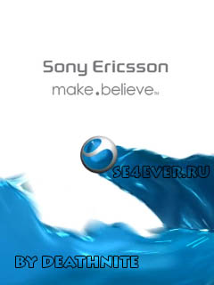 make.believe Blue - Splash, Startup and Shutdown Screens For SE 240x320