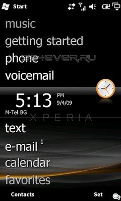 C Sony Ericsson XPERIA X2