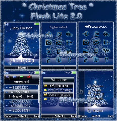 Christmas Tree -    Sony Ericsson FL 2.0