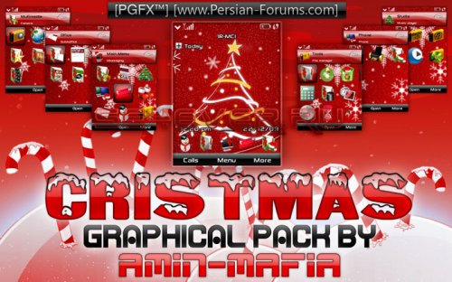 Christmas - Graphical Pack For Sony Ericsson UIQ3