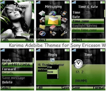 Karima Adebibe -   Sony Ericsson 176x220