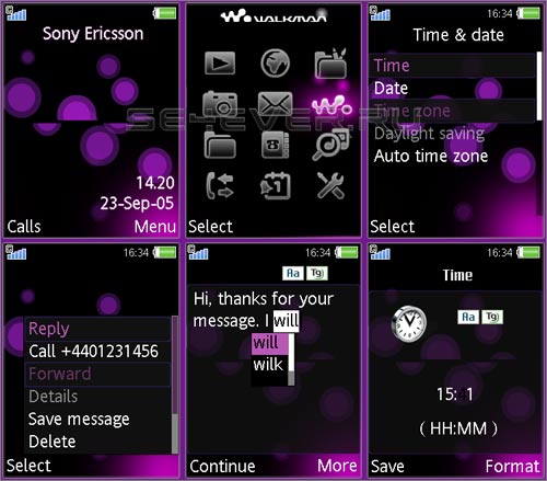 Luminosy - Flash Theme For Sony Ericsson 240x320
