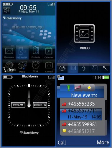 BlackBerry -      Sony Ericsson 176x220 & 240x320