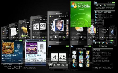 HTC Diamond - ModPack For Sony Ericsson W610