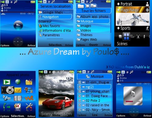 Azure Dream - Modded IC-file For Sony Ericsson DB3210