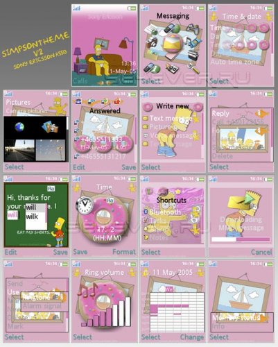 Simpsons Theme v2 -   Sony Ericsson 176x220