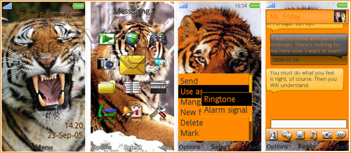 Tigers - Sony Ericsson Aino Theme 