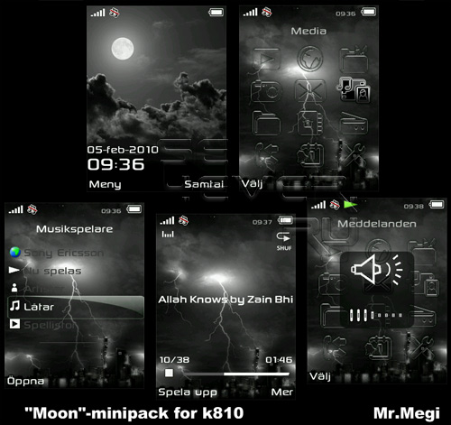 Moon - Pack For Sony Ericsson K810