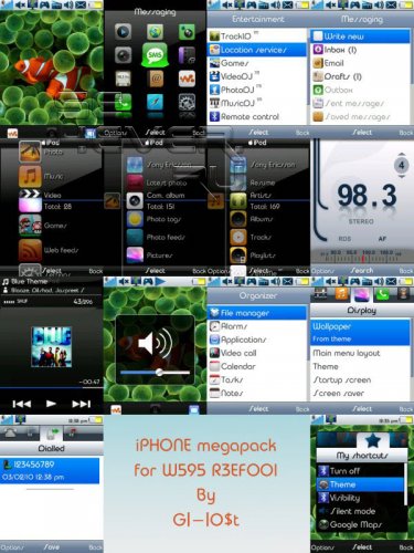 iPhone - Mega Pack for Sony Ericsson W595 R3EF001