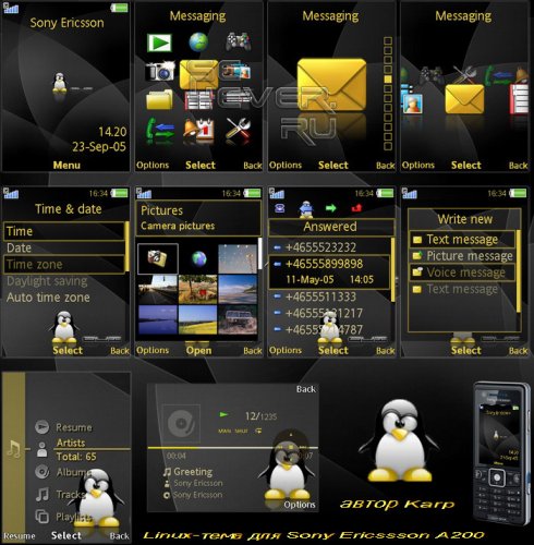 Linux-   Sony Ericsson A200 c  