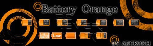 Battery Orange Icons