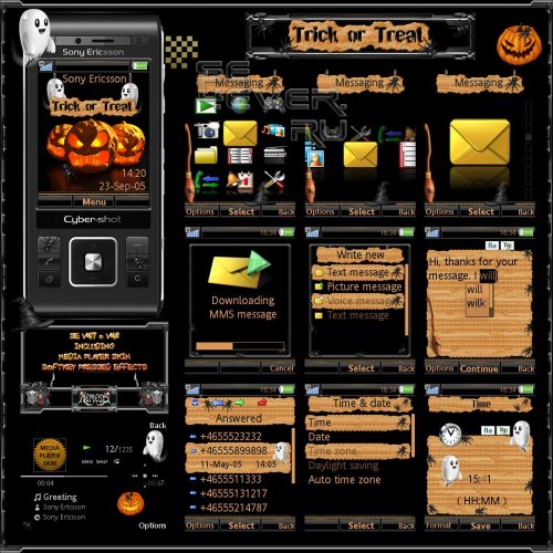 Trick or Treat - a  Sony Ericsson A200