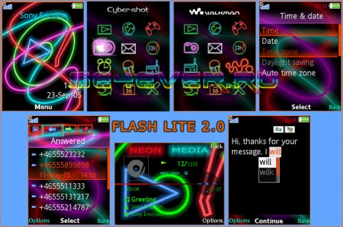 Neon Media -      Sony Ericsson Flash Lite 2.0