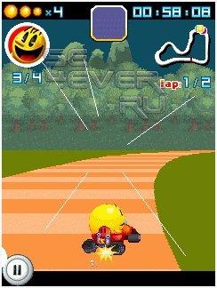  PAC-MAN Kart Rally 2D/3D - java 