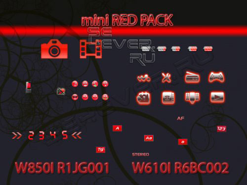 mini RED PACK By W660I - Мега пак для SE 176x220 / 240x320 