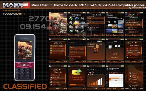 Mass Effect 2 - Theme For Sony Ericsson 240x320