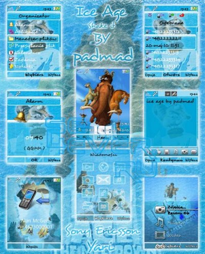 Ice Age - Yari U100 Theme & Flash Menu 