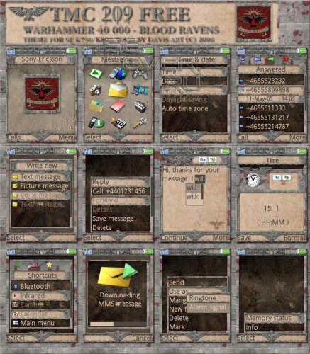 Warhammer 40000: Blood Ravens -   Sony Ericsson 240x320 A100