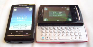 Sony Ericsson X10 mini  X10 mini pro:  