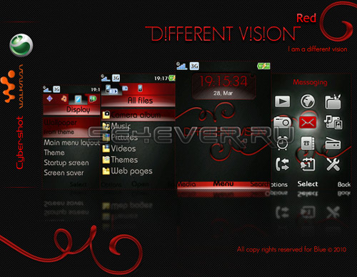 Different Vision - Red -    Sony Ericsson A2v1