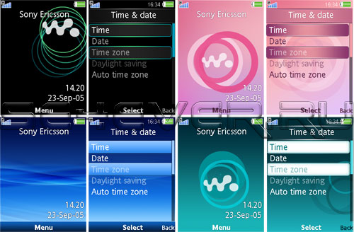 Sony Ericsson Zylo Themes