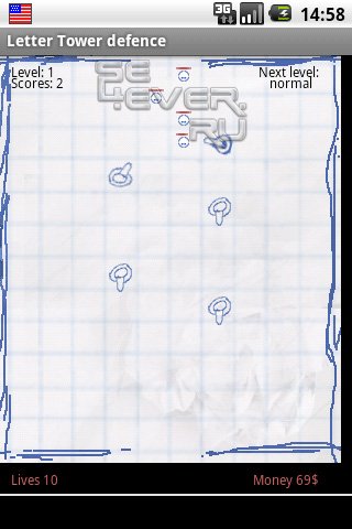 Letter Tower Defence -   Android