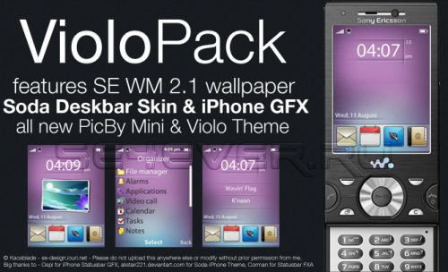 Violo Pack -    Sony Ericsson W595 R3EF001