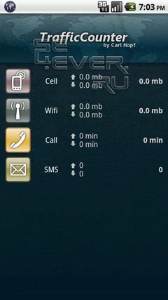 TrafficCounter -  ,  , SMS  Android