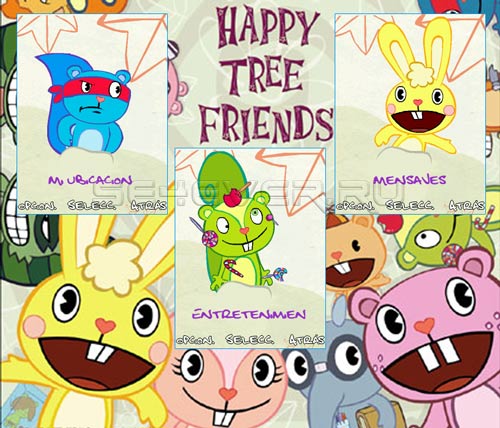 Happy Tree Friends - Flash 2.1 Theme 