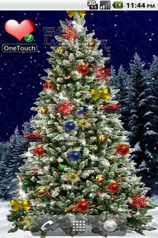 Christmas Tree Live Wallpaper - Рождественские живые обои для Android