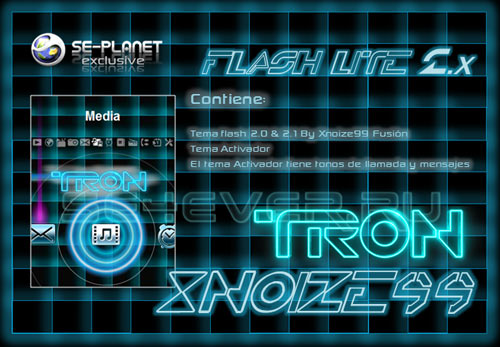 Tron - Theme & Flash Menu 2.0 & 2.1