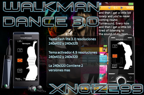 Walkman Dance 3.0 240x320 & 240x432