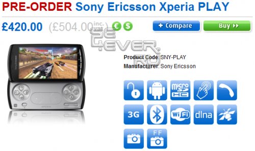  Sony Ericsson XPERIA Play