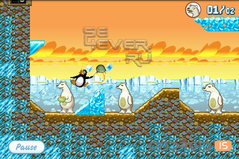 Crazy Penguin Catapult -   ANDROID