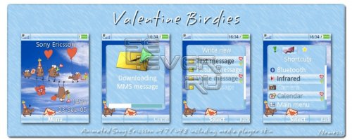 Valentine Birdies - a  Sony Ericsson A200