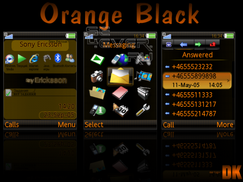 Orange-Black -   SE A200